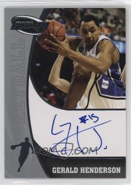 2009 Press Pass Fusion - Signatures - Silver #SS-GH - Gerald Henderson