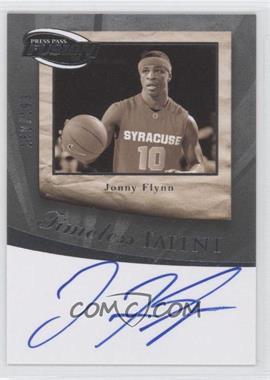 2009 Press Pass Fusion - Timeless Talent Autographs - Silver #TT-JF - Jonny Flynn /193