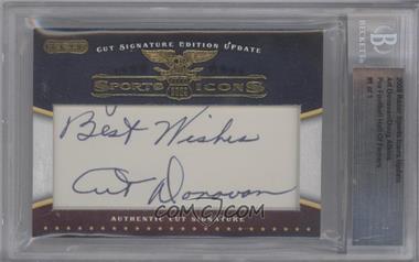 2009 Razor Cut Signature Sports Icons Update Edition - Authentic Cut Signatures #ADDA - Art Donovan, Doug Atkins /1 [BGS Authentic]