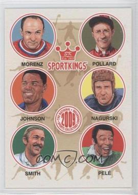 2009 Sportkings Series C - 30th National VIP Promo #VIP-07 - Howie Morenz, Red Pollard, Rafer Johnson, Bronko Nagurski, Stan Smith, Pele