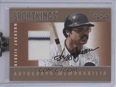 2009 Sportkings Series C - Autograph - Memorabilia - Silver #AM-RJA1 - Reggie Jackson