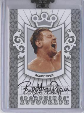 2009 Sportkings Series C - Autographs - Silver #A-RPI2 - Roddy Piper