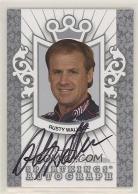 2009 Sportkings Series C - Autographs - Silver #A-RW1 - Rusty Wallace