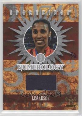 2009 Sportkings Series C - Numerology - Silver 2015 Sport Kings Vault #N-10 - Lisa Leslie /3