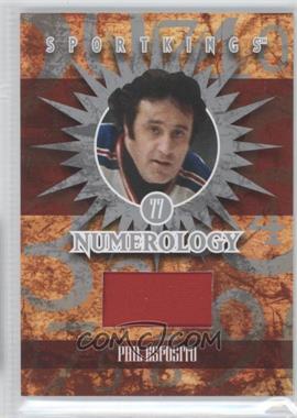2009 Sportkings Series C - Numerology - Silver #N-13 - Phil Esposito /9