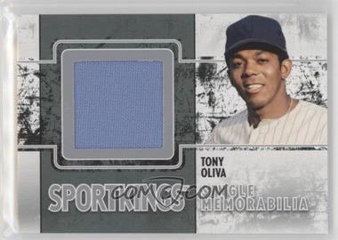 2009 Sportkings Series C - Single Memorabilia - Silver #SM-21 - Tony Oliva