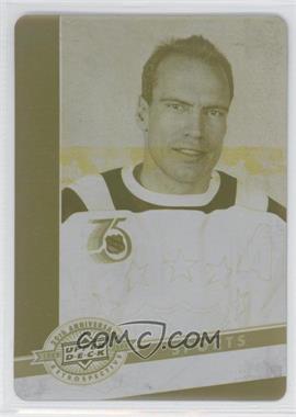 2009 Upper Deck 20th Anniversary Retrospective - [Base] - Printing Plate Yellow #446 - Sports - Mark Messier /1