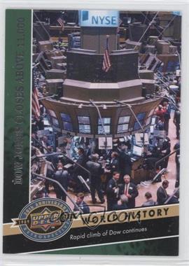 2009 Upper Deck 20th Anniversary Retrospective - [Base] #2243 - World History - Dow Jones Hits 11,000 