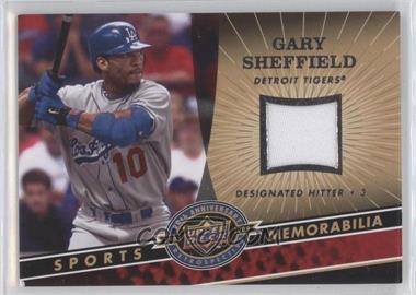 2009 Upper Deck 20th Anniversary Retrospective - Memorabilia #MLB-GS - Gary Sheffield