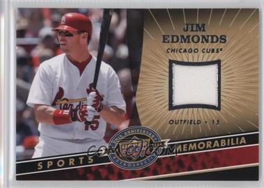 2009 Upper Deck 20th Anniversary Retrospective - Memorabilia #MLB-JE - Jim Edmonds