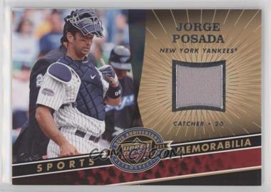 2009 Upper Deck 20th Anniversary Retrospective - Memorabilia #MLB-JP - Jorge Posada