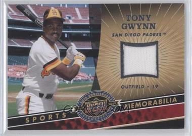 2009 Upper Deck 20th Anniversary Retrospective - Memorabilia #MLB-TG - Tony Gwynn