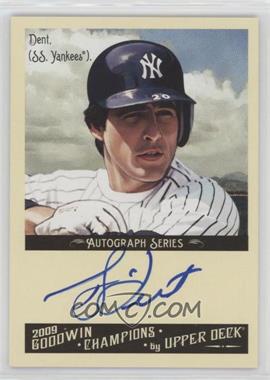 2009 Upper Deck Goodwin Champions - Autographs #A-BD - Bucky Dent