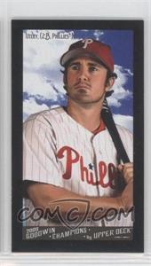 2009 Upper Deck Goodwin Champions - [Base] - Mini Black Border Gypsy Queen Back #100 - Chase Utley