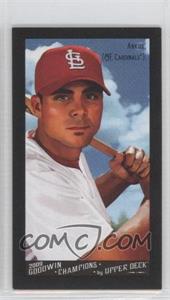 2009 Upper Deck Goodwin Champions - [Base] - Mini Black Border Gypsy Queen Back #245 - Rick Ankiel