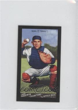 2009 Upper Deck Goodwin Champions - [Base] - Mini Black Border Gypsy Queen Back #62 - Yogi Berra