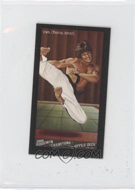 2009 Upper Deck Goodwin Champions - [Base] - Mini Black Border Gypsy Queen Back #84 - Joe Lewis