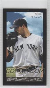 2009 Upper Deck Goodwin Champions - [Base] - Mini Black Border Gypsy Queen Back #87 - Andy Pettitte