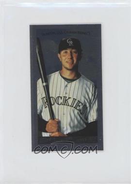 2009 Upper Deck Goodwin Champions - [Base] - Mini Foil #126 - Troy Tulowitzki