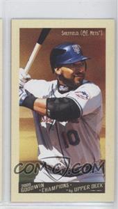 2009 Upper Deck Goodwin Champions - [Base] - Mini #138 - Gary Sheffield