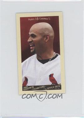 2009 Upper Deck Goodwin Champions - [Base] - Mini #5 - Albert Pujols