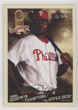 2009 Upper Deck Goodwin Champions - [Base] #106.2 - SP - Image Variation - Ryan Howard