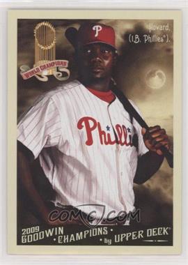 2009 Upper Deck Goodwin Champions - [Base] #106.2 - SP - Image Variation - Ryan Howard