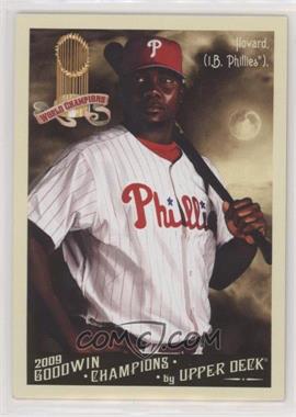 2009 Upper Deck Goodwin Champions - [Base] #106.2 - SP - Image Variation - Ryan Howard