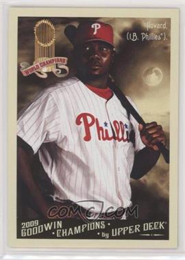 2009 Upper Deck Goodwin Champions - [Base] #106.2 - SP - Image Variation - Ryan Howard