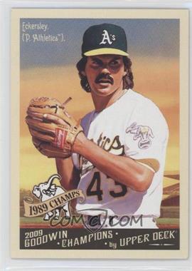 2009 Upper Deck Goodwin Champions - [Base] #92 - Dennis Eckersley