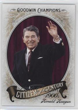 2009 Upper Deck Goodwin Champions - Citizens of the Century #CC-6 - Ronald Reagan