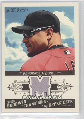 2009 Upper Deck Goodwin Champions - Memorabilia #GCM-CL - Carlos Lee