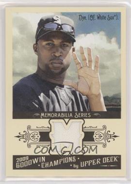 2009 Upper Deck Goodwin Champions - Memorabilia #GCM-JD - Jermaine Dye