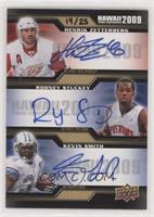 Henrik Zetterberg, Rodney Stuckey, Kevin Smith #/25