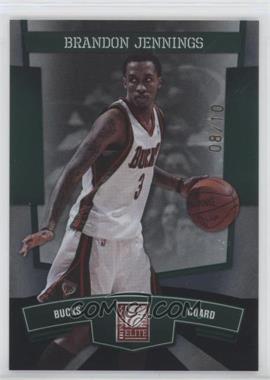 2010 Donruss Elite National Convention - [Base] - Green #22 - Brandon Jennings /10