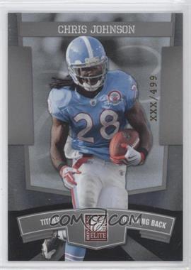 2010 Donruss Elite National Convention - [Base] #4 - Chris Johnson /499