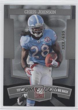 2010 Donruss Elite National Convention - [Base] #4 - Chris Johnson /499