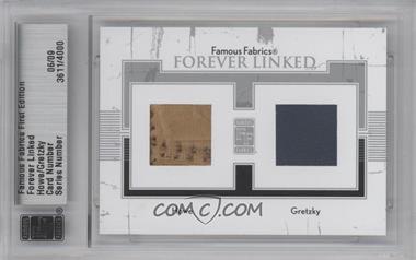 2010 Famous Fabrics First Edition - Forever Linked - Silver #_GHWG - Gordie Howe, Wayne Gretzky /9