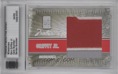 2010 Famous Fabrics First Edition - Milestones - Silver #_KEGR - Ken Griffey Jr. /9