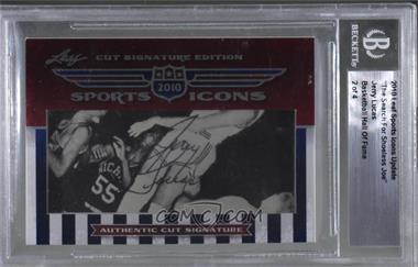 2010 Leaf Sports Icons Update: The Search for Shoeless Joe - [Base] #_JELU - Jerry Lucas /4 [Cut Signature]