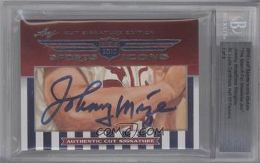 2010 Leaf Sports Icons Update: The Search for Shoeless Joe - [Base] #_JMES - Johnny Mize, Enos Slaughter /9 [BGS Authentic]