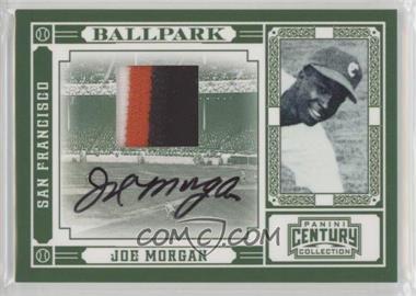 2010 Panini Century Collection - Ballpark - Materials Signatures Prime #15 - Joe Morgan /50