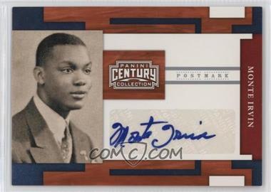 2010 Panini Century Collection - [Base] - Postmark Signatures Silver #39 - Monte Irvin /250