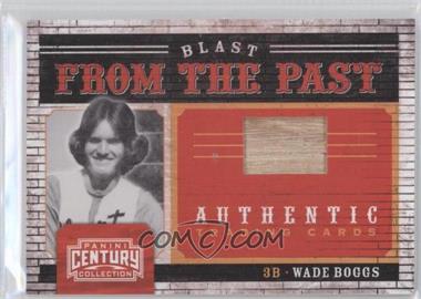 2010 Panini Century Collection - Blast from the Past Materials - Bats #9 - Wade Boggs /250