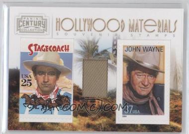 2010 Panini Century Collection - Hollywood Materials Souvenir Stamps One Subject #1 - John Wayne /250