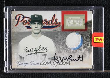 2010 Panini Century Collection - Postcards Materials - Signatures #18 - George Brett /25 [Uncirculated]