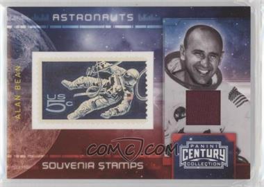 2010 Panini Century Collection - Souvenir Stamps Astronauts - 5 Cent Stamp Materials #13 - Alan Bean /250