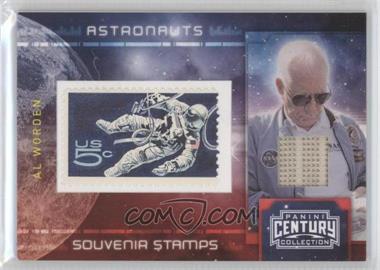 2010 Panini Century Collection - Souvenir Stamps Astronauts - 5 Cent Stamp Materials #4 - Al Worden /250