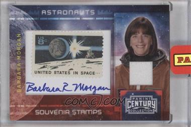 2010 Panini Century Collection - Souvenir Stamps Astronauts - 8 Cent Earth/Lunar Lander Stamp Material Signatures #12 - Barbara Morgan /30