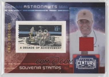 2010 Panini Century Collection - Souvenir Stamps Astronauts - 8 Cent Moon Rover Stamp Materials #16 - Fred Gregory /100